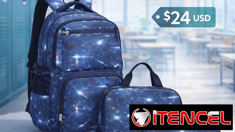 Mochila con Lonchera y Cartuchera