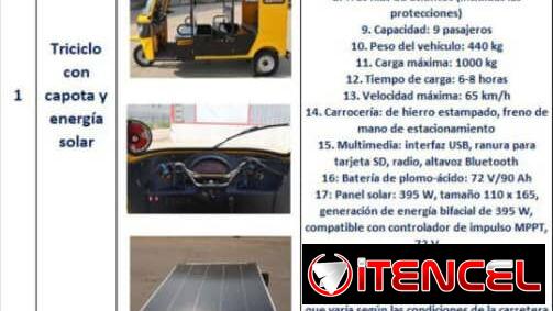 Triciclos en ventas