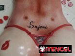 Cake de fondan con mensajería incluida y minicake. Especial para despedida d soltero o aniversarios