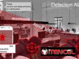 Gangaa Cámara de vigilancia con bombilla E27 para interiores, videocámara inalámbrica con Wifi