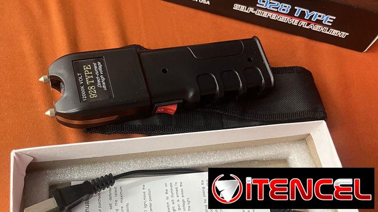 Taser-linterna para seguridad de tu negocio