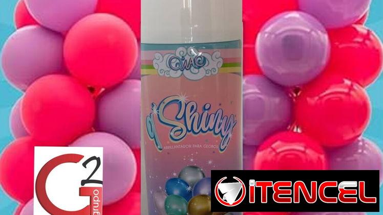 Esprey de brillo para globos
