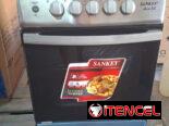 Cocina Sankey de 4 hornillas con horno