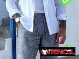 Ropa de Lino para Hombre Pantalón y Camisa Moda Italiana Ropa Blanca 52465450