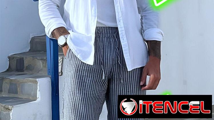 Ropa de Lino para Hombre Pantalón y Camisa Moda Italiana Ropa Blanca 52465450