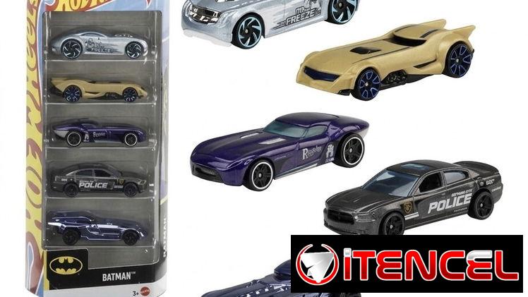 🦇 Set de HOT WHEELS BATMAN- 5 autos