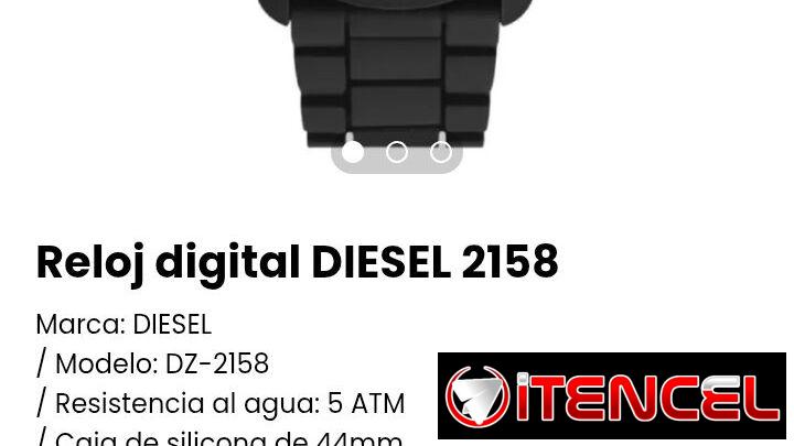Reloj digital DIESEL 2158. Nuevo