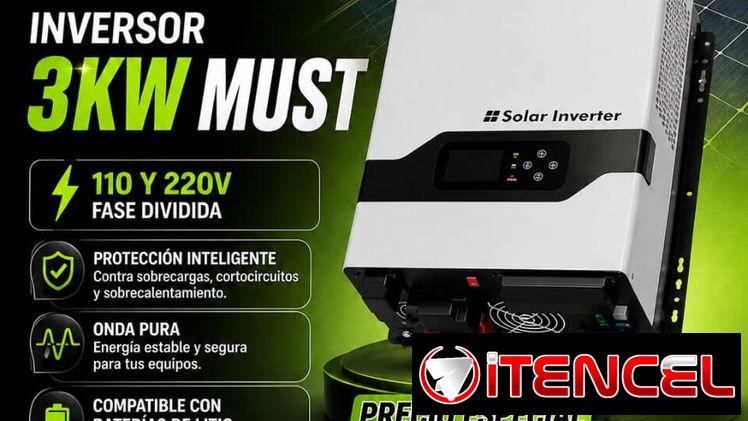 ‼️Inversor 3kw Must‼️