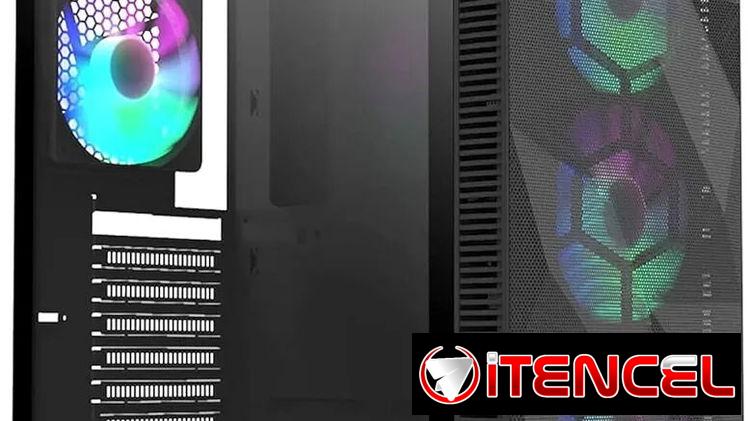 Chasis midtower Montech X3 mesh con 6 fanes RGB y cristal lateral52815418