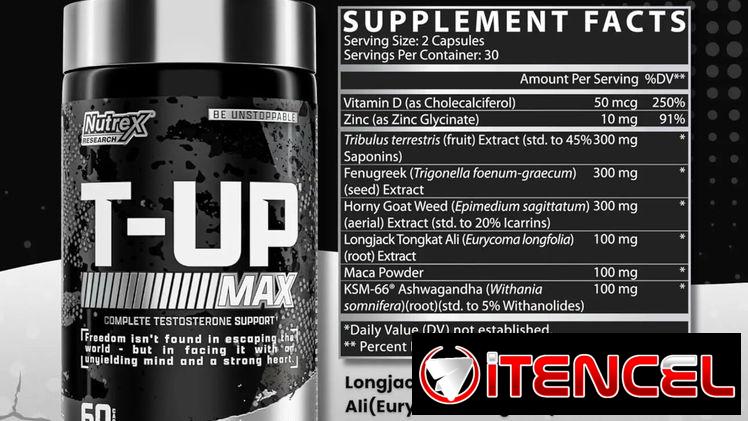 T-UP MAX NUTREX 60CAP-30SERV 58234161 FITNESSARMY