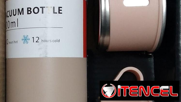 Termo de metal con 3 tazas