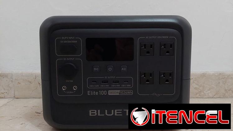 Estación de energía Bluetti Elite 100 V2 (negro) con 🚗   ●CARACTERÍSTICAS: – 1024 WH   – Potencia nominal: