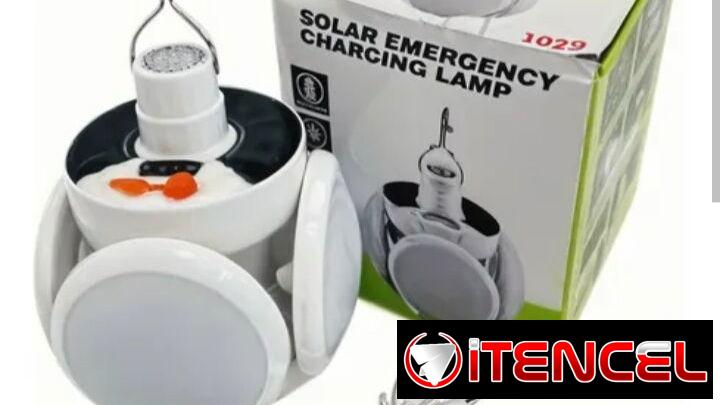 Luz led solar recargable