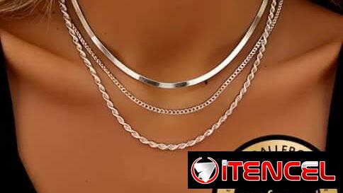 ✨✨ Son tres cadenas unidas de acero inoxidable con aleación 📲 56740324
