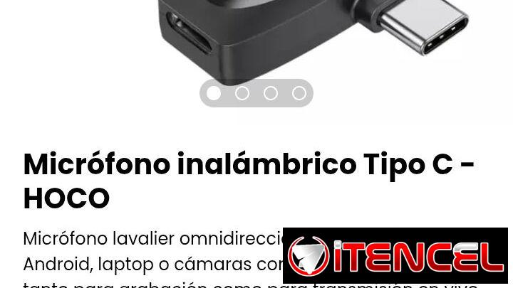 Micrófono inalámbrico Tipo C – HOCO. Nuevos