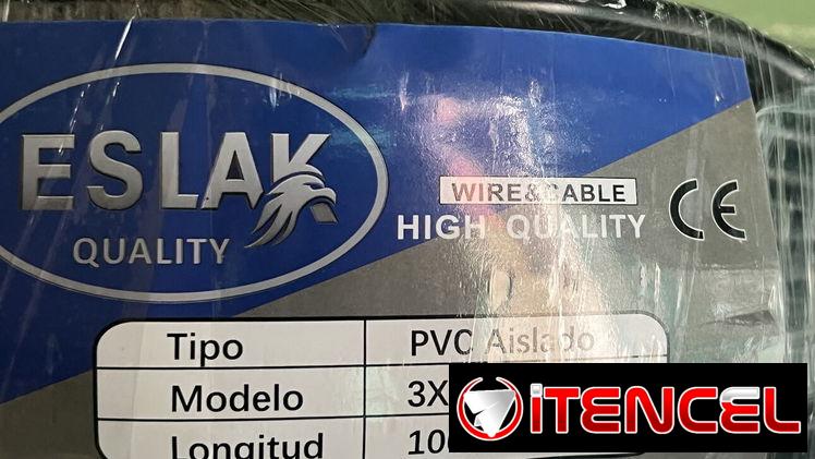 Cable Royal Core Calibre 12 de 3 vías a 420 el M  Ideal para plantas,paneles solares,aires acondicionados entre otros