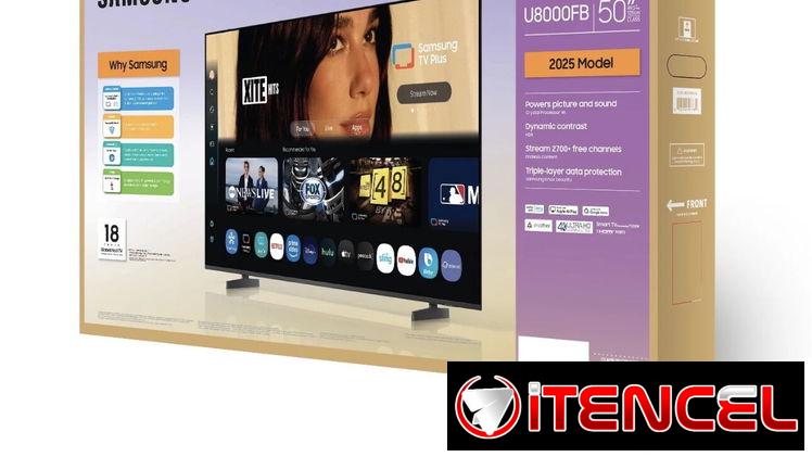 Samsung 50” Crystal UHD 4K ( U8000F ) última serie8 ( 2025 )