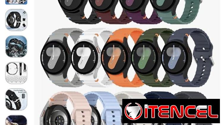 Correas de silicona para Galaxy Watch 4,5,6 y7 de 20 mm