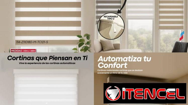 Cortinas motorizadas solo con un toque 180 y 200 de acuerdo al tamaño