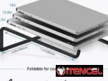 * Soporte plegable para laptop con ventilación universal