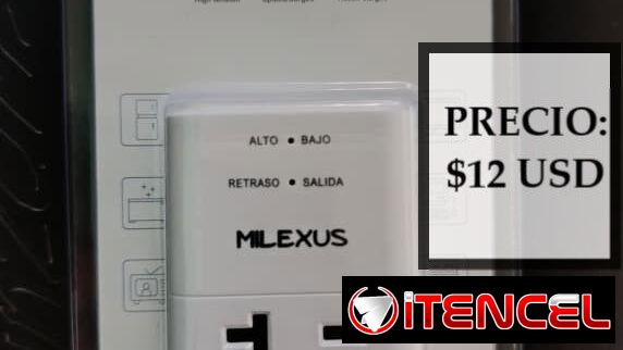 PROTECTOR DE VOLTAJE MILEXUS 20A 220V, ENTREGA DE FACTURA, VARIEDAD DE ARTÍCULOS DE FERRETERÍA, ÚTILES DEL HOGAR, ETC