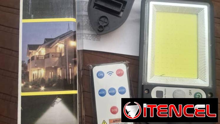 🔆Lámpara Solar de Pared Exterior con Sensor de Movimiento. 50W