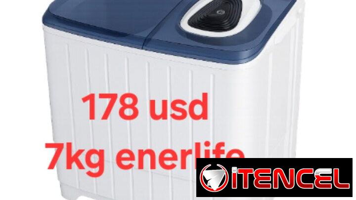 178 ….LAVADORA SEMIAUTOMÁTICA DE 7KG ENERLIFE