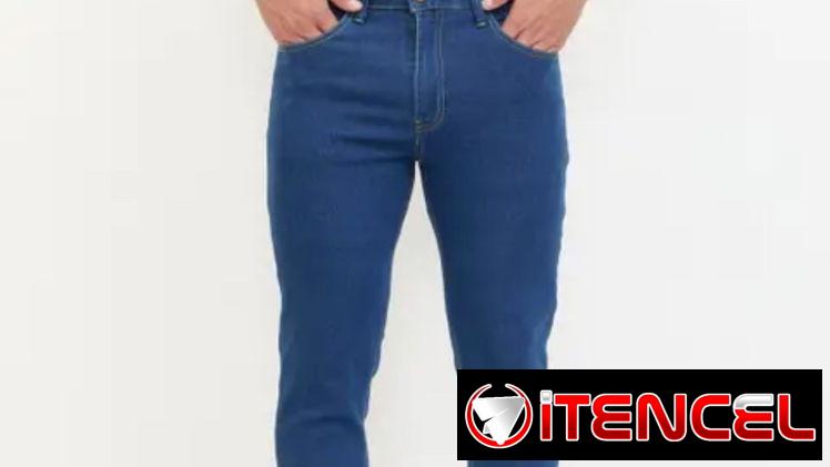Pantalón jean skinny elastizado para hombre (Cuidado con el perro)