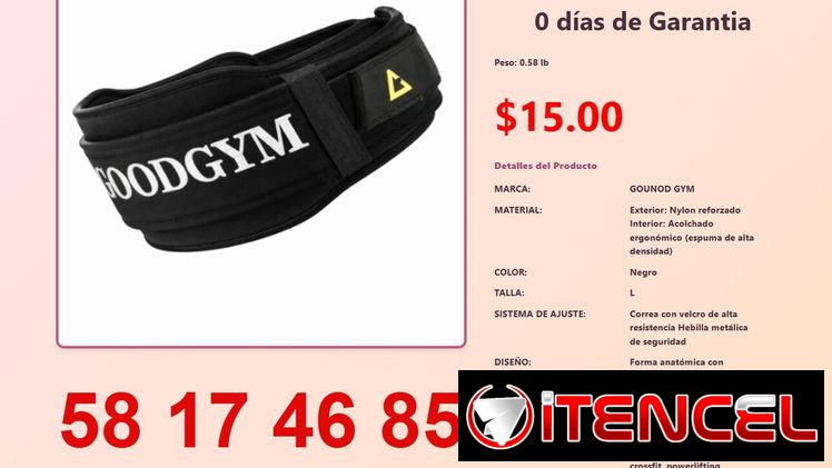 CINTURÓN DE ENTRENAMIENTO PARA GIMNASIO