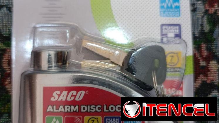 Candado para disco con Alarma