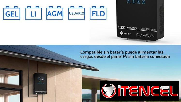 📞53884600.🎇Inversor Solar Híbrido SUMRY 4000W 24V 🎇 Mensajería disponible.🚴