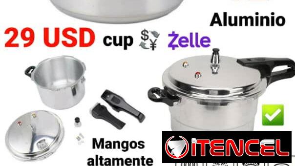 Olla de Presión Rudencov 4L | 3 Válvulas de Seguridad |Garantía y Trasnporte incluido .