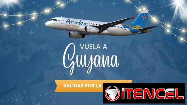 Vuelos a Guyana desde la Habana, Camagüey y Holguín