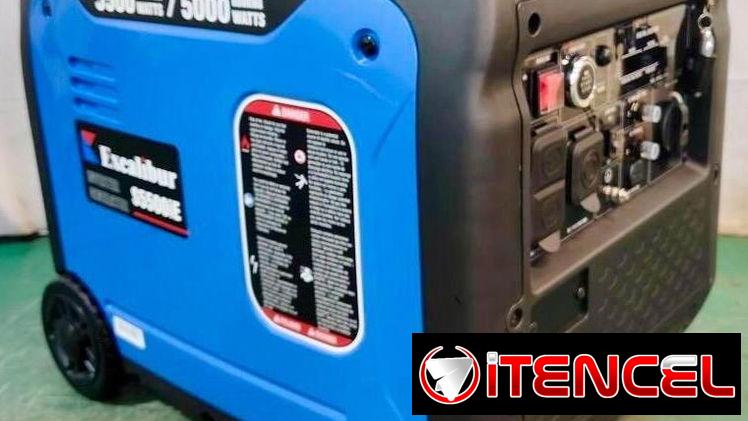 40% de descuento en generador Excalibur S5500iE 5,5 kW con arranque remoto, inversor(muy económico), silencioso, Factura