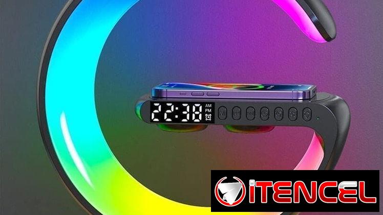 🚦​🚥​ LAMPARA DE MESITA NOCHE 🚦​🚥​ MUSICA 🚦​🚥​ CAMBIO COLORES 🚦​🚥​ HORA 🚦​🚥​ — 58872360