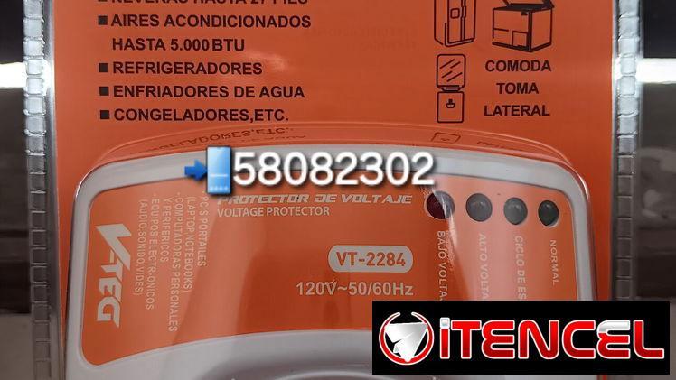 Protector de Voltaje V-TEG 110V 20A – Toma Lateral