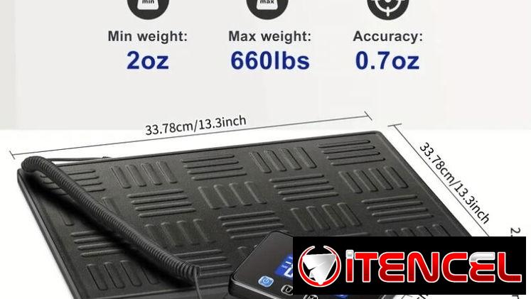 📦 Báscula Digital de Alta Capacidad – ¡Pesa Hasta 660 lbs con Precisión! 📦