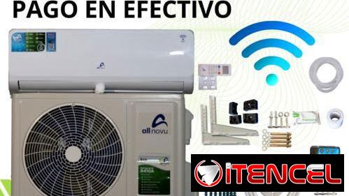 Split de 1 tonelada 220V con soporte y caja reguladora incluida al mejor precio del mercado.