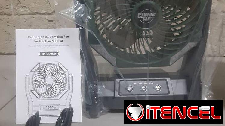Ventiladores  portátiles de 20000mAh / funcion de power bank /backup / funcion de linterna.