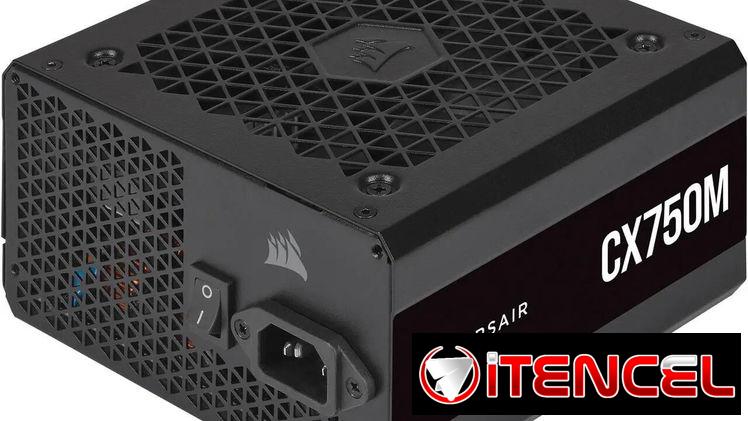 Fuente de alimentación semimodular CORSAIR CX-M CX750M de 750 W, formato ATX, con certificación 80 PLUS BRONZE. 52815418