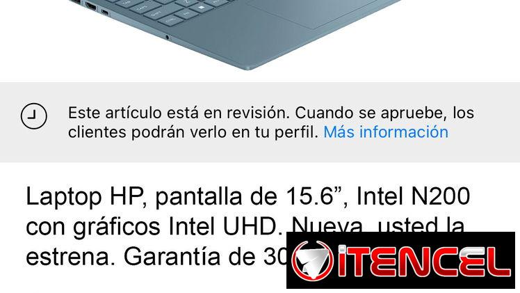 ✅Laptop 15.6″ , Hewlett Packard. Nueva, sin estrenar. 30 días de garantía.
