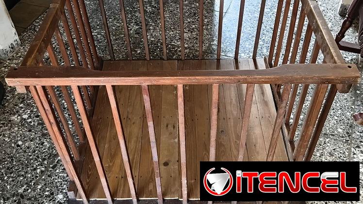 Corral de madera para niños
