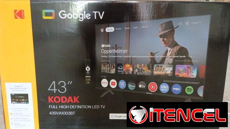 TV KODAK DE 43 PULAGADAS   PRECIO 275 usd  Garantía 1 mes  TRANSPORTE INCLUIDO EN ALGUNOS LUGARES