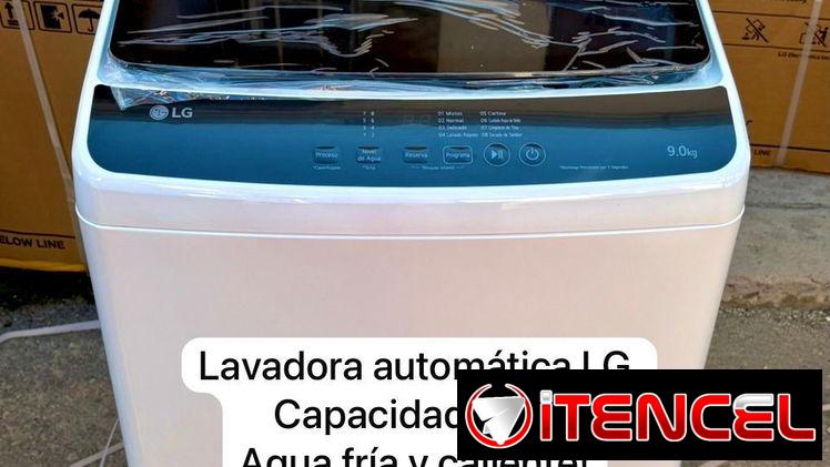 Lavadora Automática LG 9Kg nueva con mensajería gratis !