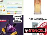 Perfumes disponibles por unidad y cantidad