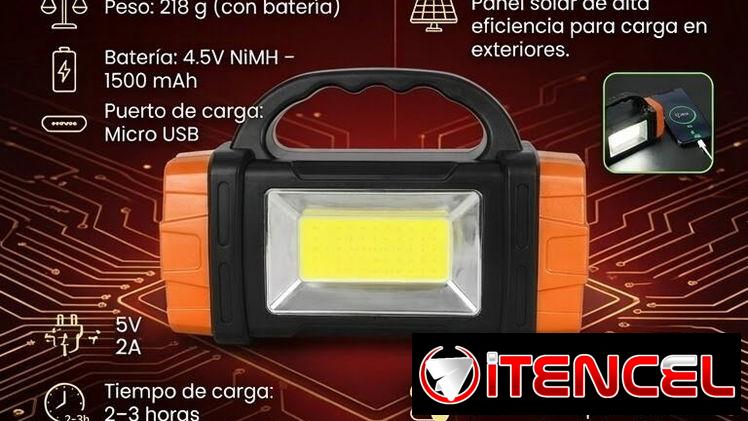 Lampara Solar 25w 1500mah ver descripción en la foto