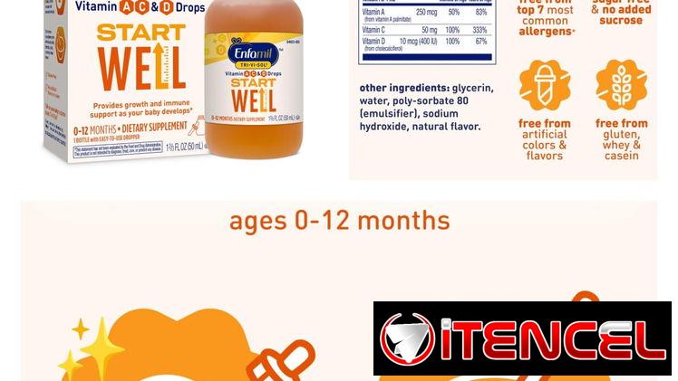 Trivisol Vitaminas A, C y D edad de 0 a 12 meses pomos sellados