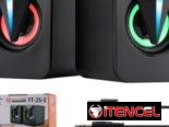 🔊 Bocinas RGB 🌈en forma de ojos 👁️‍🗨️👁️‍🗨️ FT- 25-1 🔈🔊. Primera mano 🖐🏻👉🏻❗Gangitaa ❗  🟩 Precio por unidad :