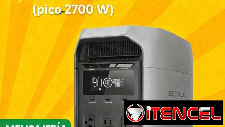 710USD Ecoflow Delta 3 Clásica 1800W /1024Wh con mensajería gratis