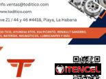 Partes y piezas para Tico, Picanto, Atos, Sandero, Aceites, Lubricantes, Baterías, Neumáticos y otros…